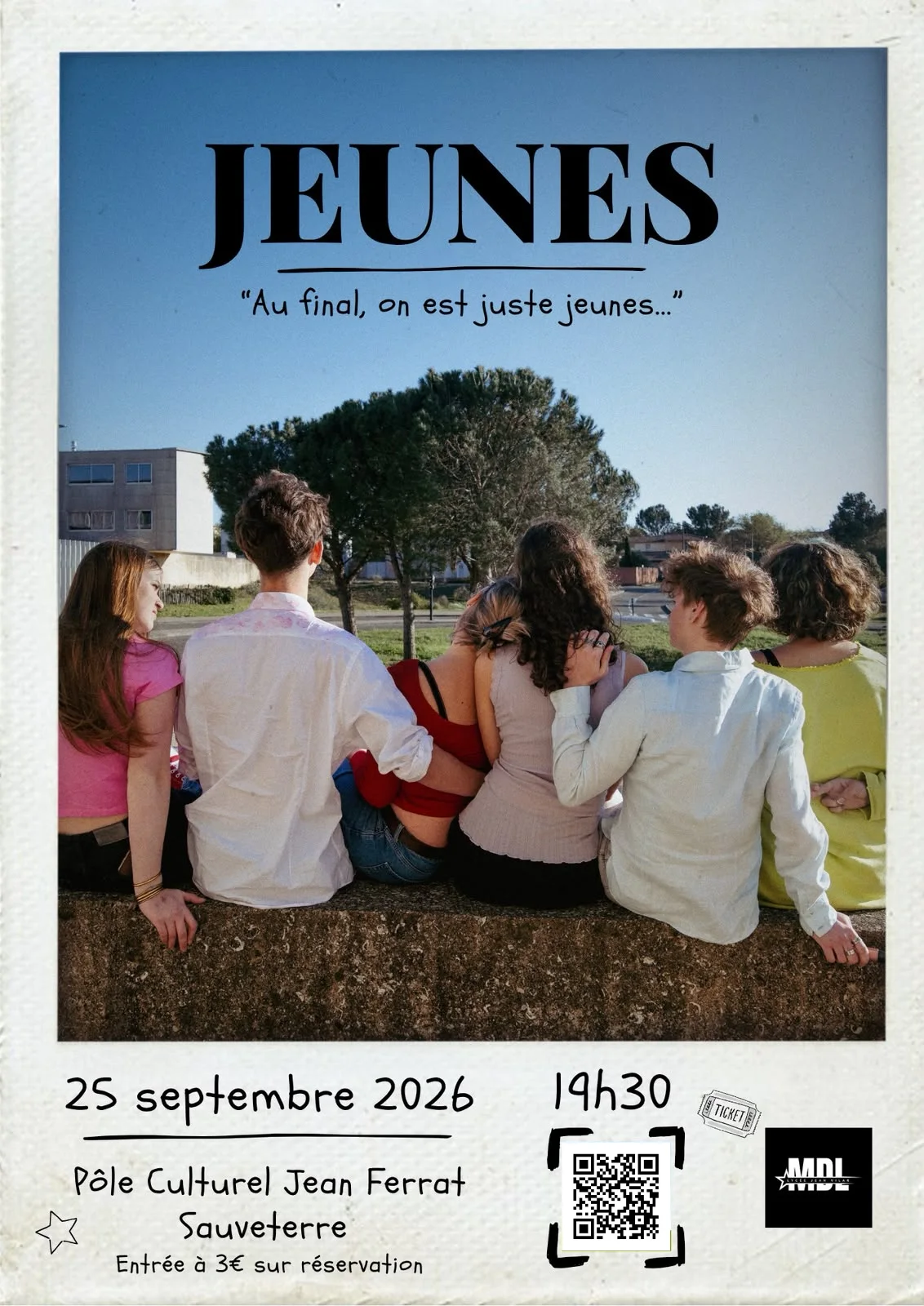 Nouvelle affiche officielle de JEUNES le projet