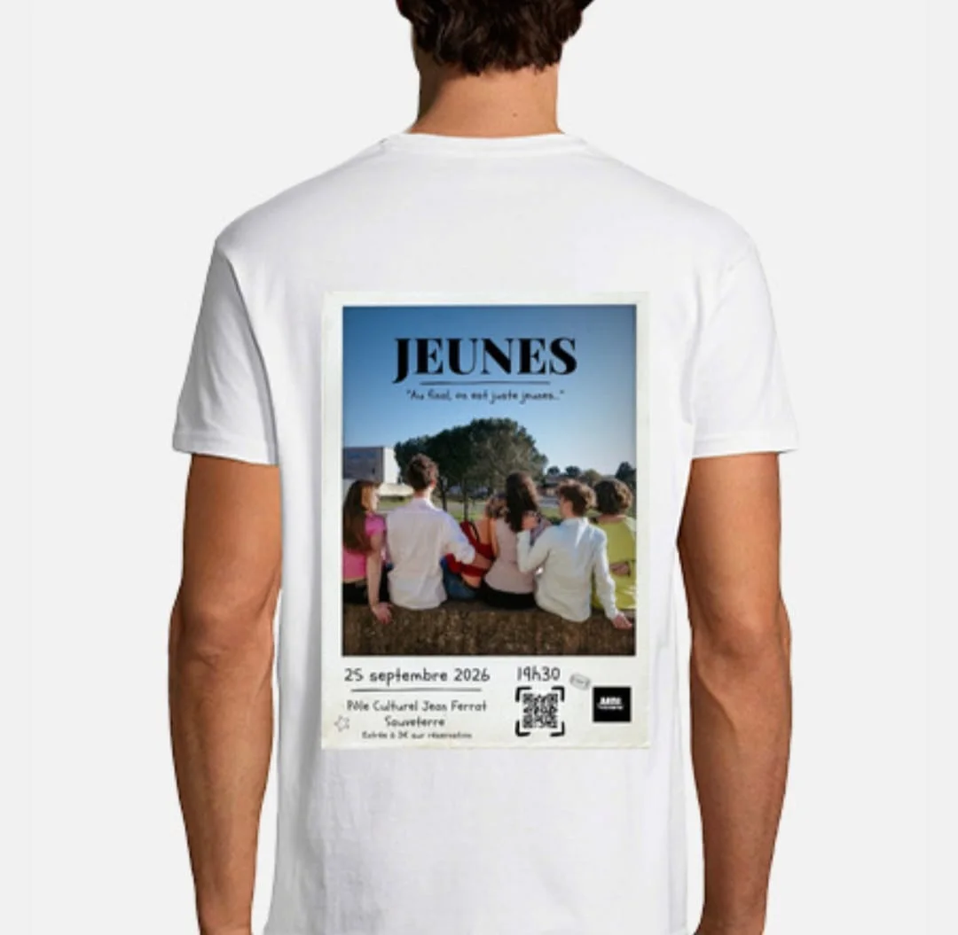 T-shirt JEUNES vu de dos